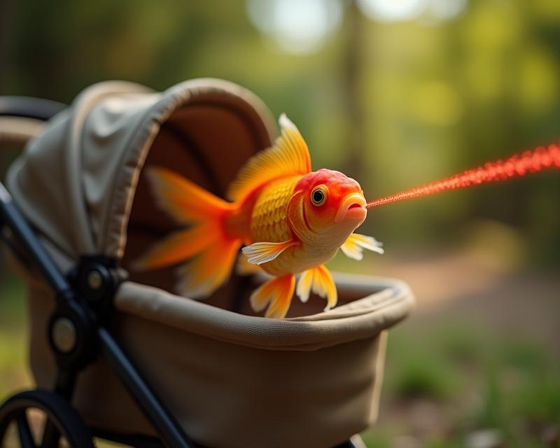 Laser Fun for Fishies? A Goldfish Adventure!