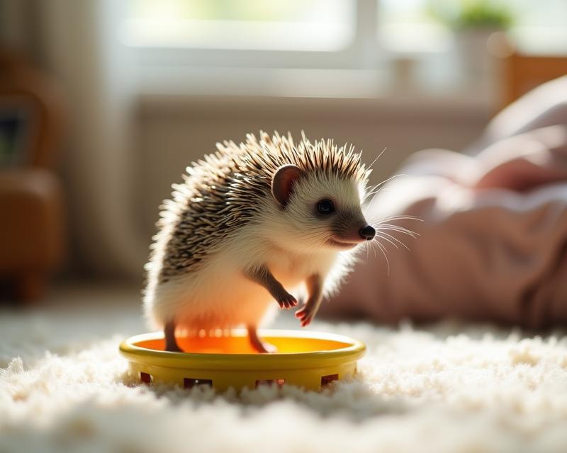 Early Wake-Up Calls: Hedgehog Wheel Fun!