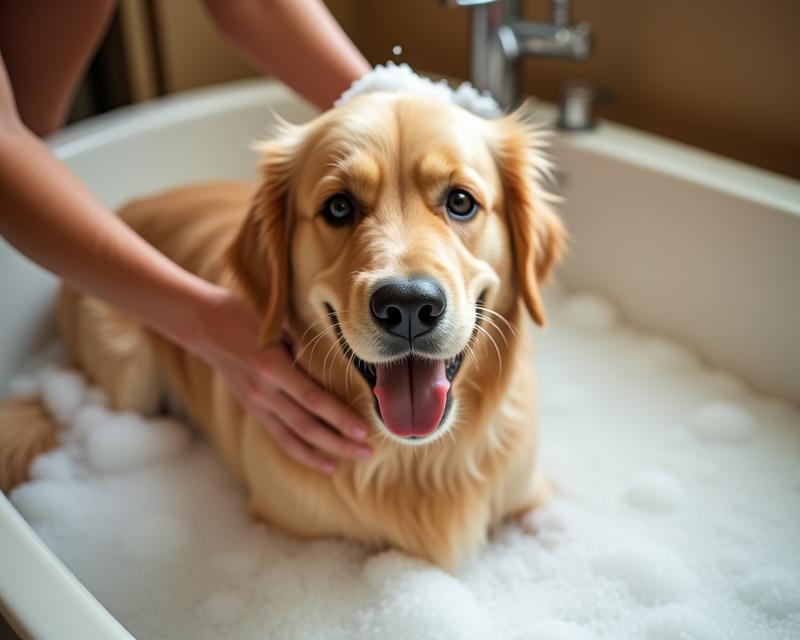 Bath Time Bliss: Home Pet Bathing 🛁