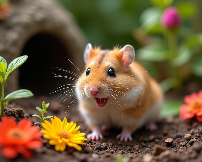 Hamster's Garden Adventure: What's Going On?