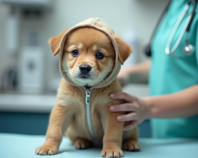 Puppy in a Suit! Vet Visits Made Easier