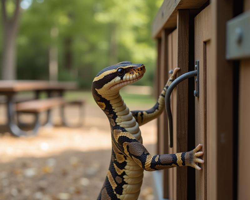 Snake's Door Dash: A Curious Case!