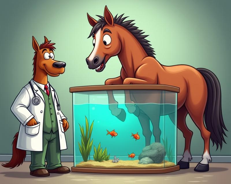 Oops! Horse Spay/Neuter in a Fish Tank?!