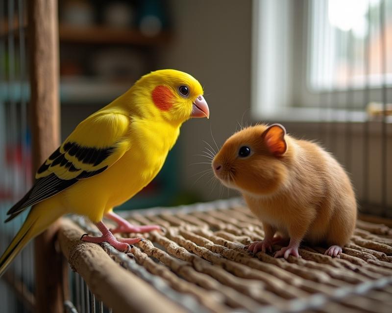 Canary Howls at Guinea Pigs? What's Going On?
