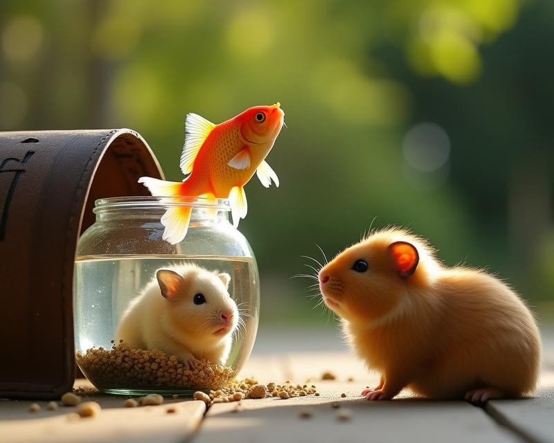 Goldfish Great Escape Attempt!