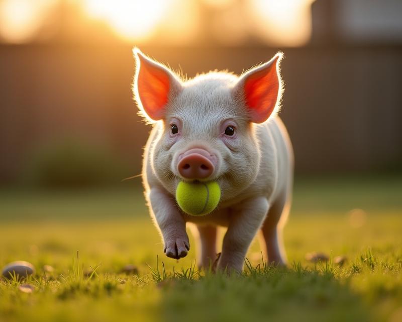 Piggy Wake-Up Calls!